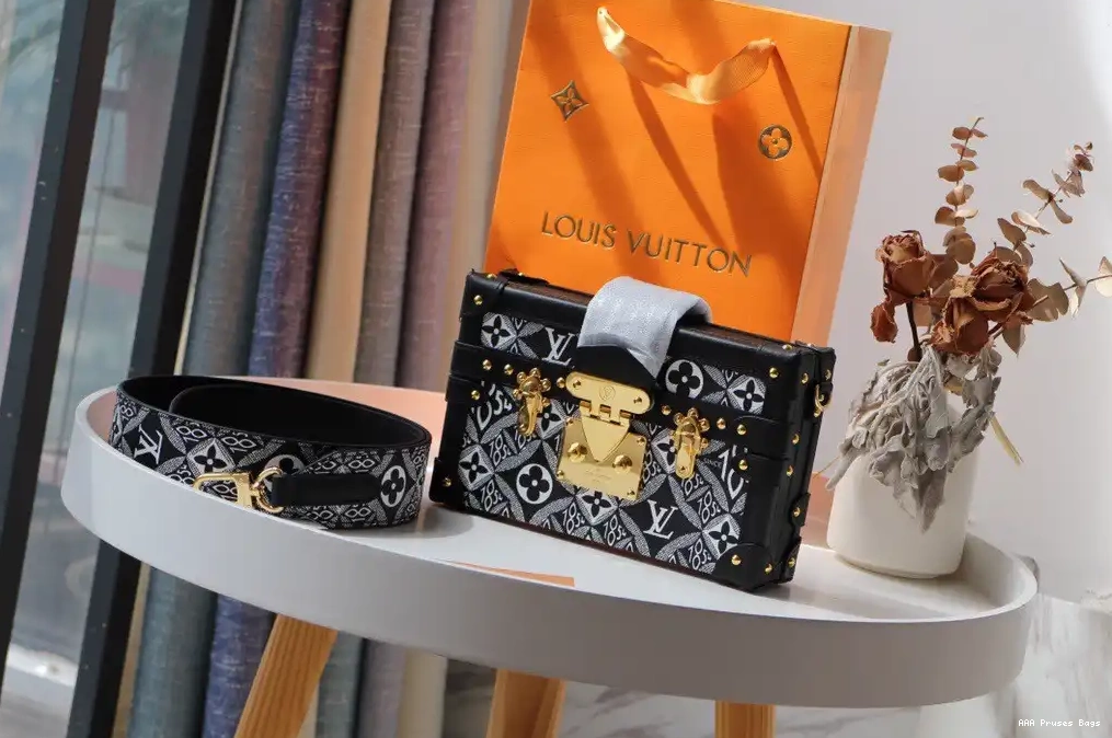 AAA Pruses Bags LOUIS PETITE VUITTON 1854 MALLE SINCE 0626